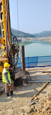 水库帷幕灌浆钻孔1