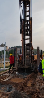 水库帷幕灌浆钻孔