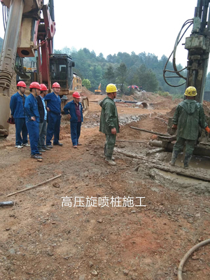 基坑支护-高压旋喷桩施工