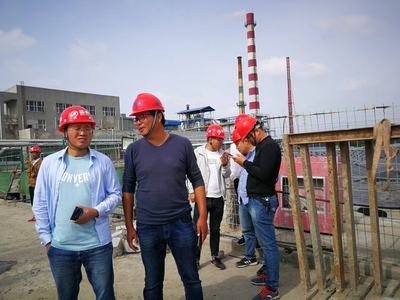 公司领导陈总和中国瑞林工程技术股份有限公司设计人员交流中